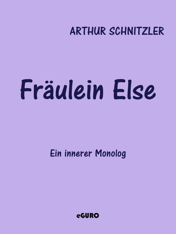 Produktbild: Fr&auml;ulein Else