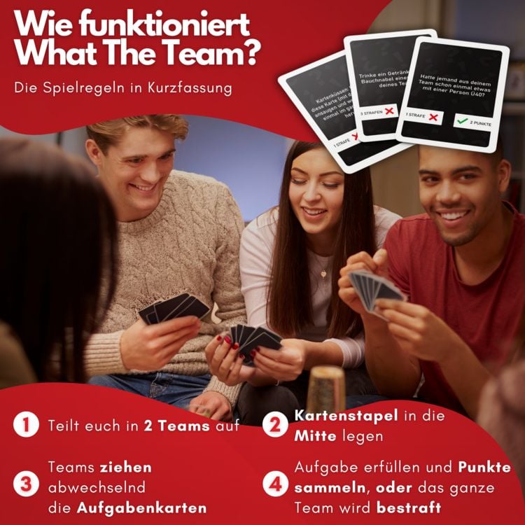 Produktbild: What The Team Das Partyspiel
