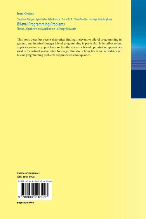 Produktbild: Bilevel Programming Problems