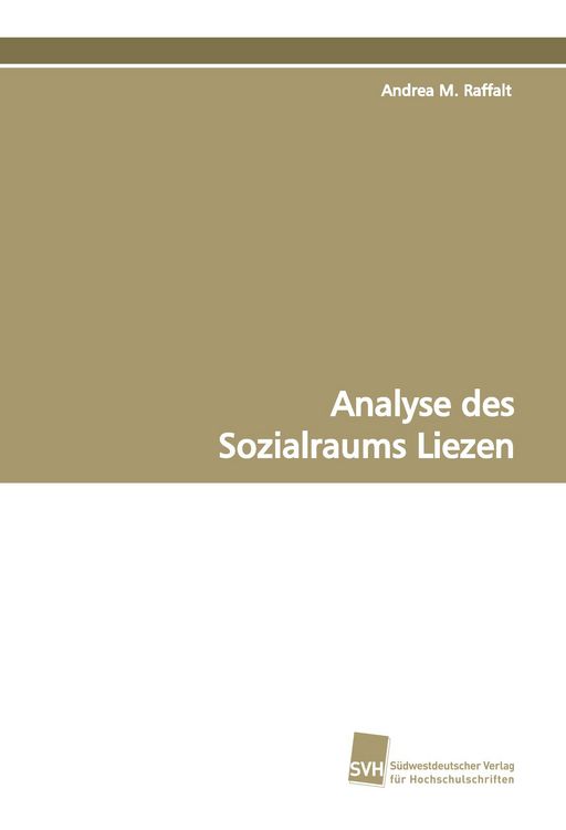 Produktbild: Analyse des Sozialraums Liezen