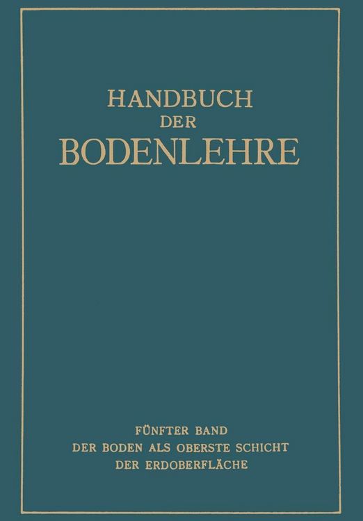Produktbild: Der Boden als oberste Schicht der Erdoberfl&auml;che