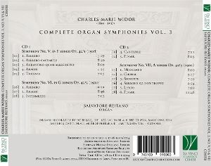 Produktbild: Complete Organ Symphonies Vol. 3