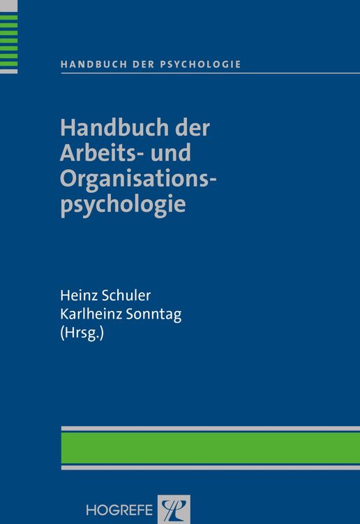 Produktbild: Handbuch der Arbeits- und Organisationspsychologie