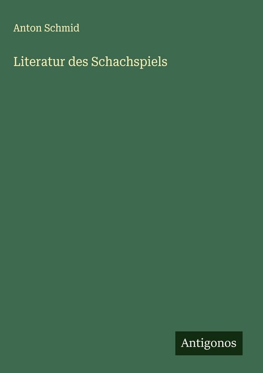 Produktbild: Literatur des Schachspiels