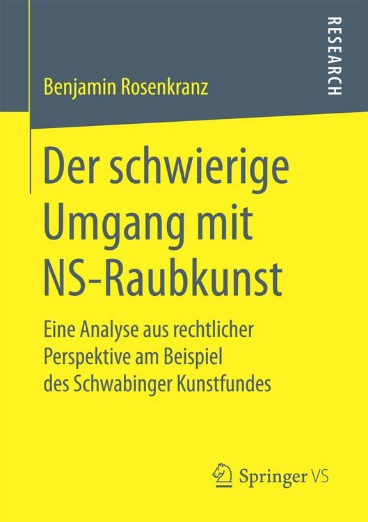 Produktbild: Der schwierige Umgang mit NS-Raubkunst