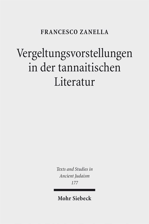Produktbild: Vergeltungsvorstellungen in der tannaitischen Literatur