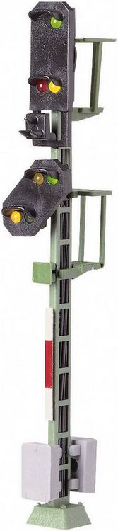 Produktbild: Viessmann Modelltechnik 4015A H0 Lichtsignal mit Vorsignal Einfahrsignal Bausatz DB