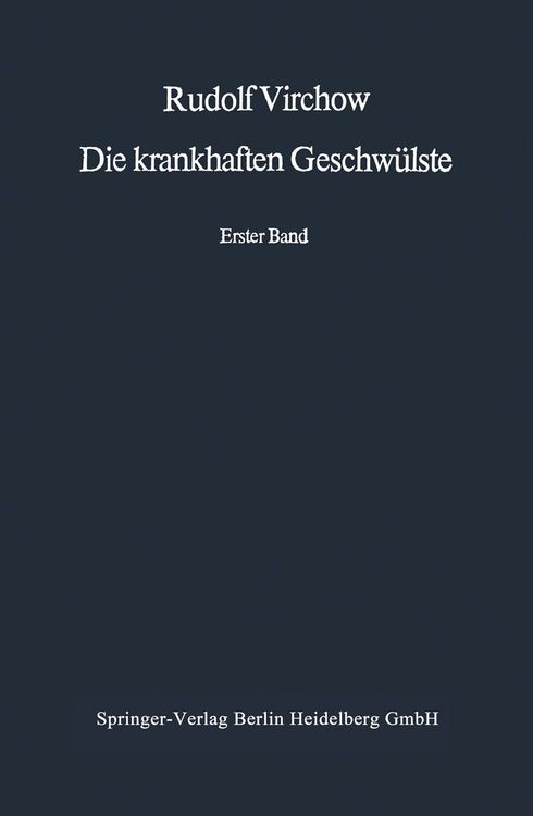 Produktbild: Die krankhaften Geschw&uuml;lste