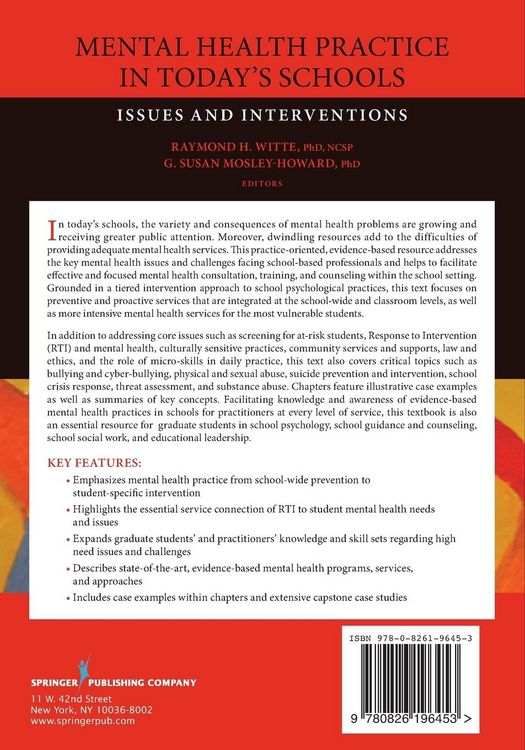 Produktbild: Mental Health Practice in Today's Schools