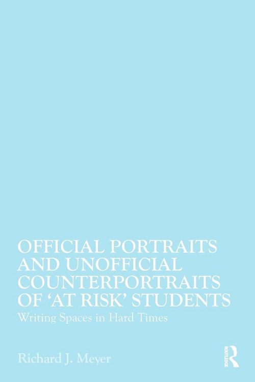 Produktbild: Official Portraits and Unofficial Counterportraits of At Risk Students