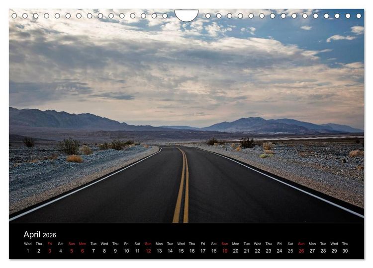 Produktbild: Death Valley California (Wall Calendar 2026 DIN A4 landscape), CALVENDO 12 Month Wall Calendar