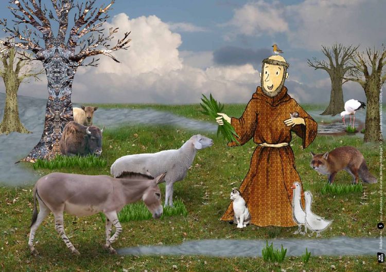Produktbild: Franziskus und die erste Weihnachtskrippe. Kamishibai Bildkartenset.