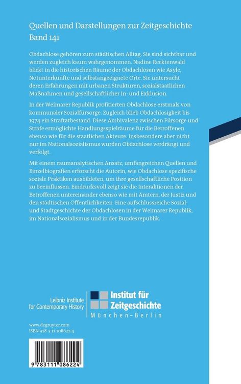 Produktbild: R&auml;ume der Obdachlosen