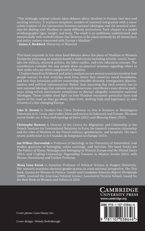 Produktbild: European States and Their Muslim Citizens