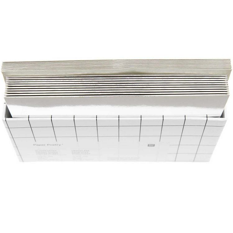Produktbild: Kartenset Spiegelkarton/Perlmutt silber, B6, 20-tlg.