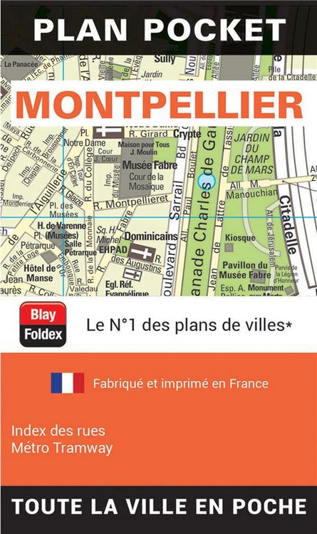 Produktbild: Montpellier : Plan Pocket (Edition 2023)