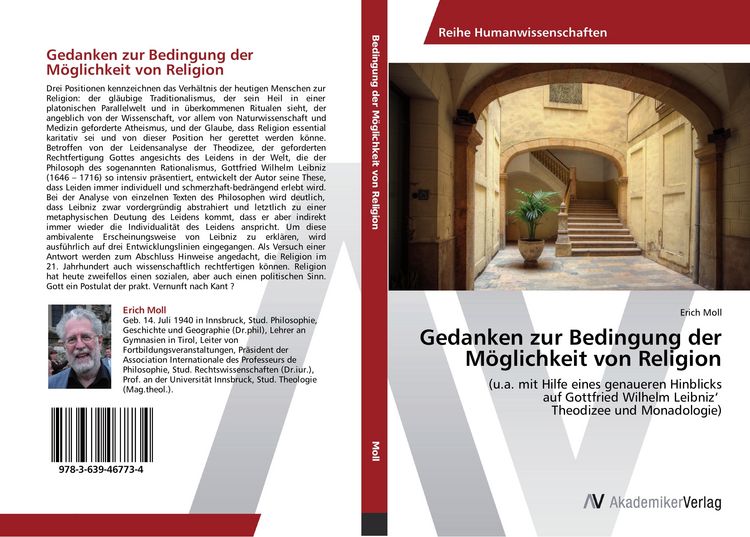 Produktbild: Gedanken zur Bedingung der M&ouml;glichkeit von Religion