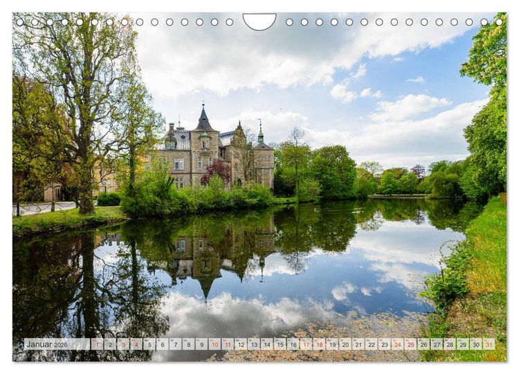 Produktbild: B&uuml;ckeburg Impressionen (Wandkalender 2026 DIN A4 quer), CALVENDO Monatskalender