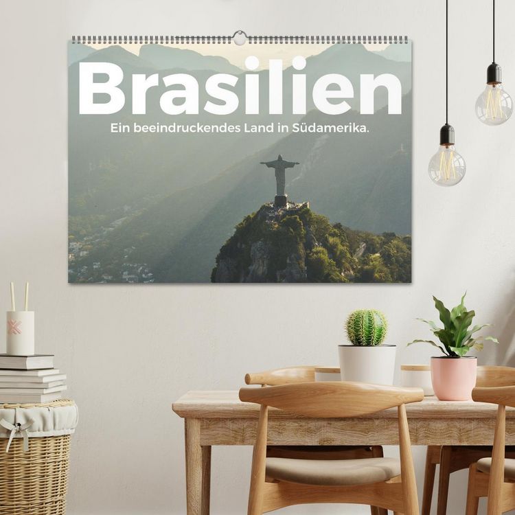 Produktbild: Brasilien - Eine beeindruckendes Land in S&uuml;damerika. (Wandkalender 2026 DIN A2 quer), CALVENDO Monatskalender