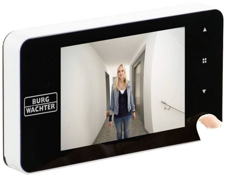 Produktbild: Burg W&auml;chter Door eGuard DG 8200W 37370 Digitaler T&uuml;rspion mit TFT-Display 10.16cm 4 Zoll