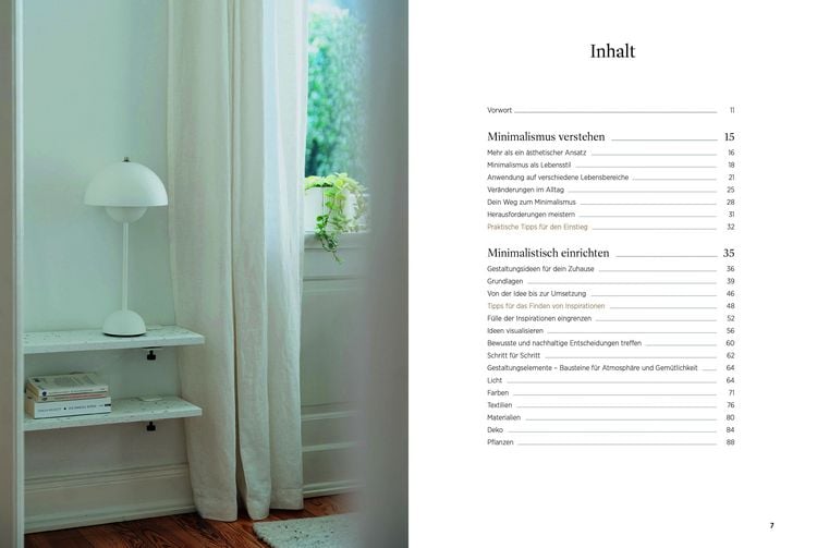 Produktbild: Minimalistisch wohnen