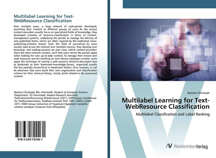 Produktbild: Multilabel Learning for Text-WebResource Classification