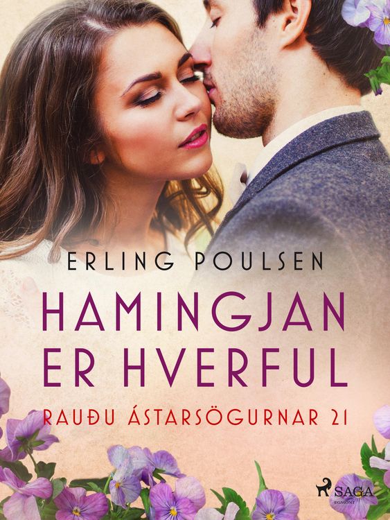 Produktbild: Hamingjan er hverful (Rau&eth;u &aacute;stars&ouml;gurnar 21)