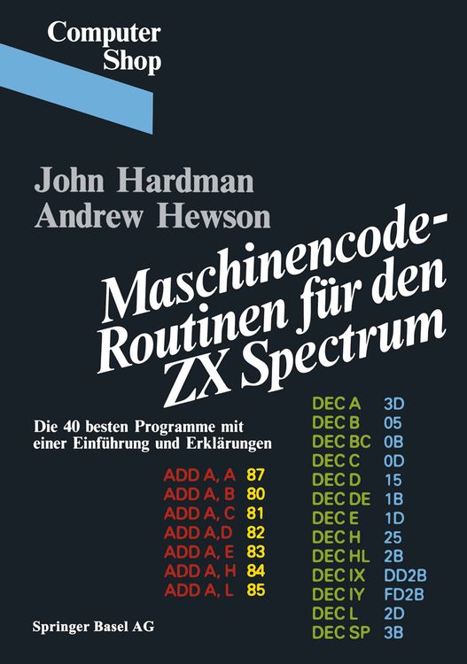Produktbild: Maschinencode &mdash; Routinen f&uuml;r den ZX Spectrum