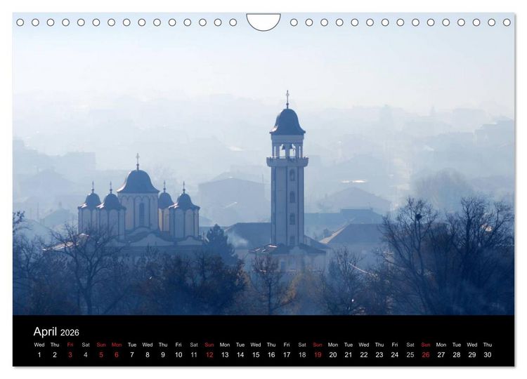 Produktbild: Monuments of Macedonia 2026 (Wall Calendar 2026 DIN A4 landscape), CALVENDO 12 Month Wall Calendar
