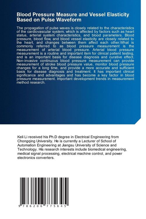 Produktbild: Blood Pressure Measure and Vessel Elasticity Based on Pulse Waveform