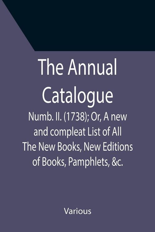 Produktbild: The Annual Catalogue