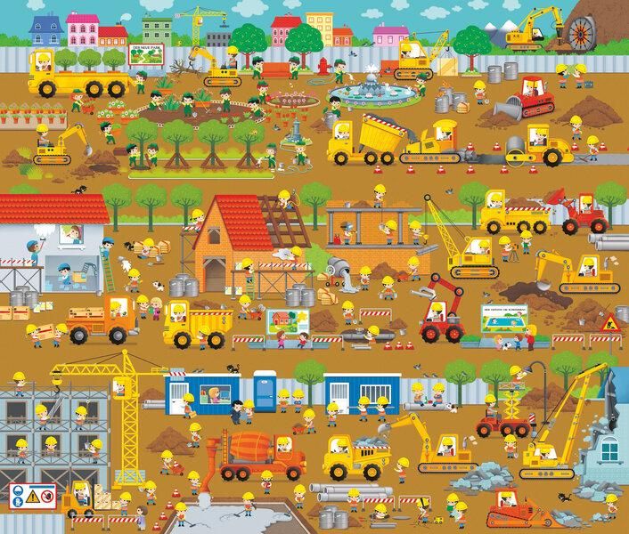 Produktbild: Mein Spiel-Wimmelbuch: Baustelle