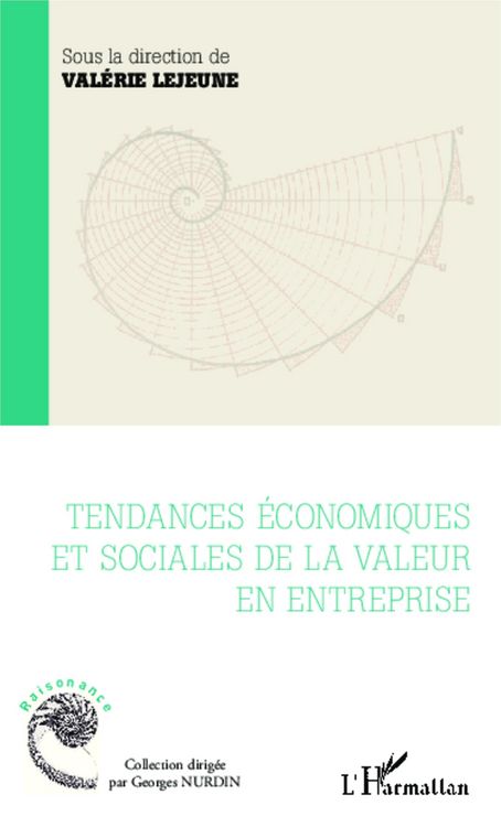 Produktbild: Tendances &eacute;conomiques et sociales de la valeur en entreprise