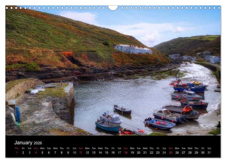 Produktbild: Cornwall (Wall Calendar 2026 DIN A3 landscape), CALVENDO 12 Month Wall Calendar
