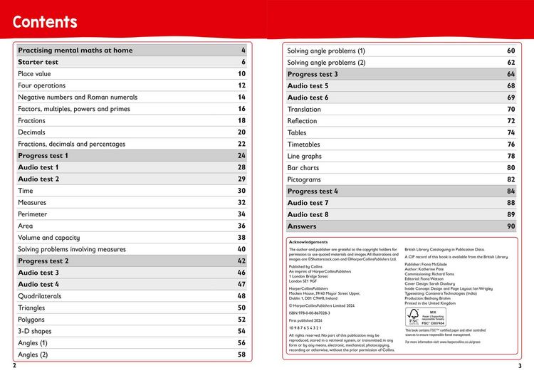 Produktbild: Year 5 Mental Maths Targeted Practice Workbook