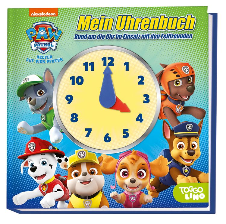 Produktbild: PAW Patrol: Mein Uhrenbuch - Rund um die Uhr im Einsatz mit den Fellfreunden
