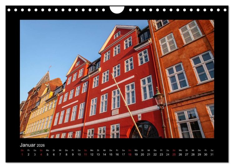 Produktbild: Kopenhagen (Wandkalender 2026 DIN A4 quer), CALVENDO Monatskalender