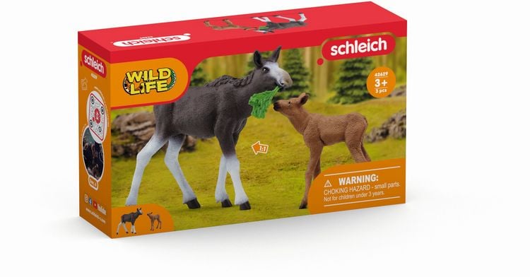 Produktbild: Elchkuh mit Kalb