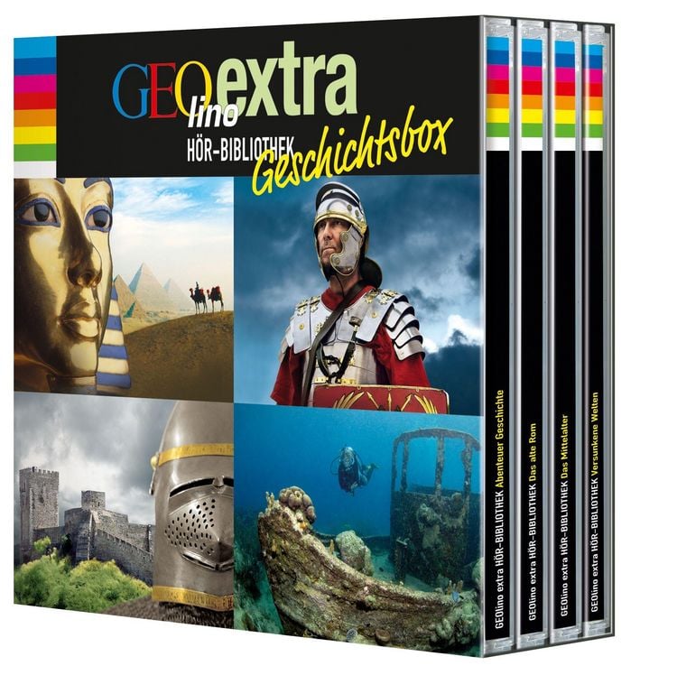 Produktbild: GEOlino extra H&ouml;r-Bibliothek - Geschichtsbox -