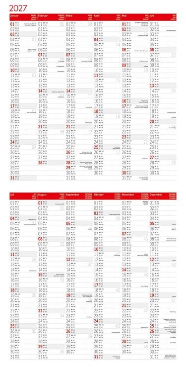 Produktbild: Feuerwehr Kalender 2027 - 30x30 - Art12