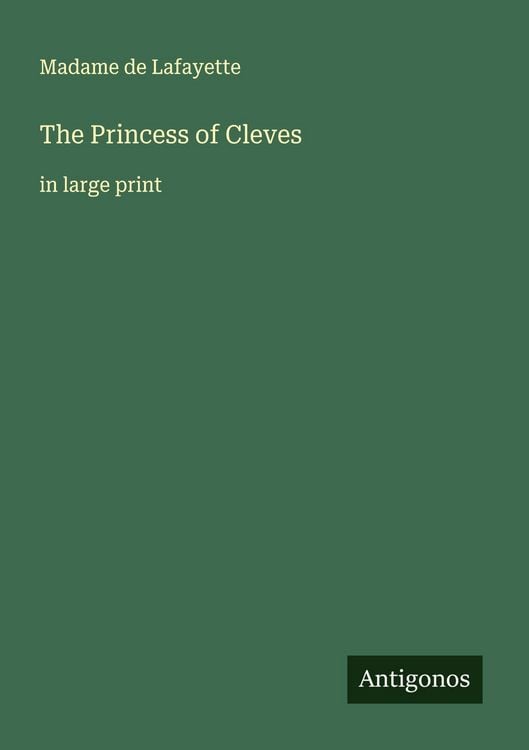 Produktbild: The Princess of Cleves