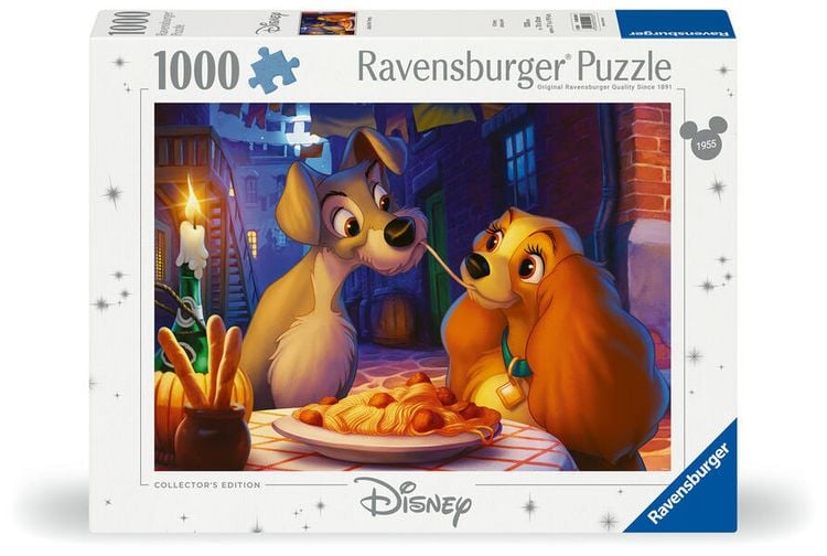 Produktbild: Erwachsenenpuzzle 1000 Teile - Disney Classics - Susi und Strolch
