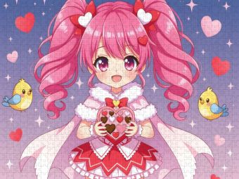 Produktbild: CALVENDO Puzzle Valentinstag | 1000 Teile Lege-Gr&ouml;&szlig;e 64x48cm Foto-Puzzle f&uuml;r gl&uuml;ckliche Stunden