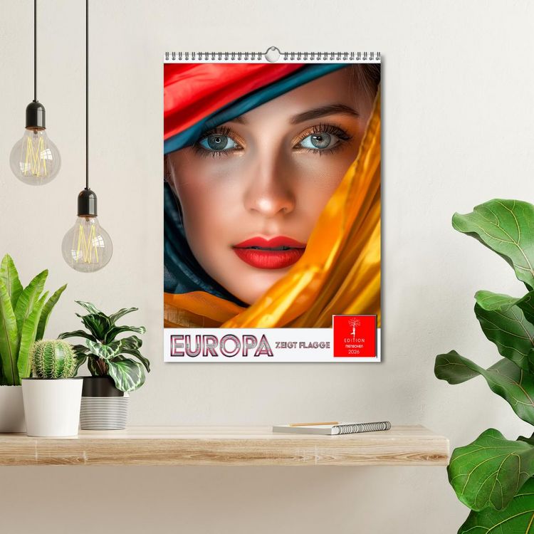 Produktbild: Europa zeigt Flagge (Wandkalender 2026 DIN A3 hoch), CALVENDO Monatskalender