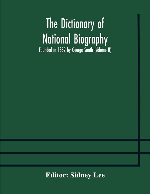 Produktbild: The Dictionary Of National Biography