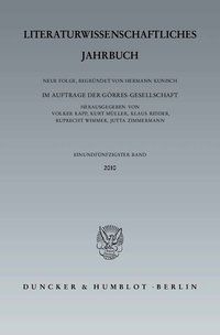 Produktbild: Literaturwissenschaftliches Jahrbuch.