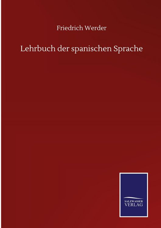 Produktbild: Lehrbuch der spanischen Sprache