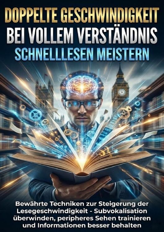 Produktbild: Doppelte Geschwindigkeit bei Vollem Verst&auml;ndnis: Schnelllesen Meistern