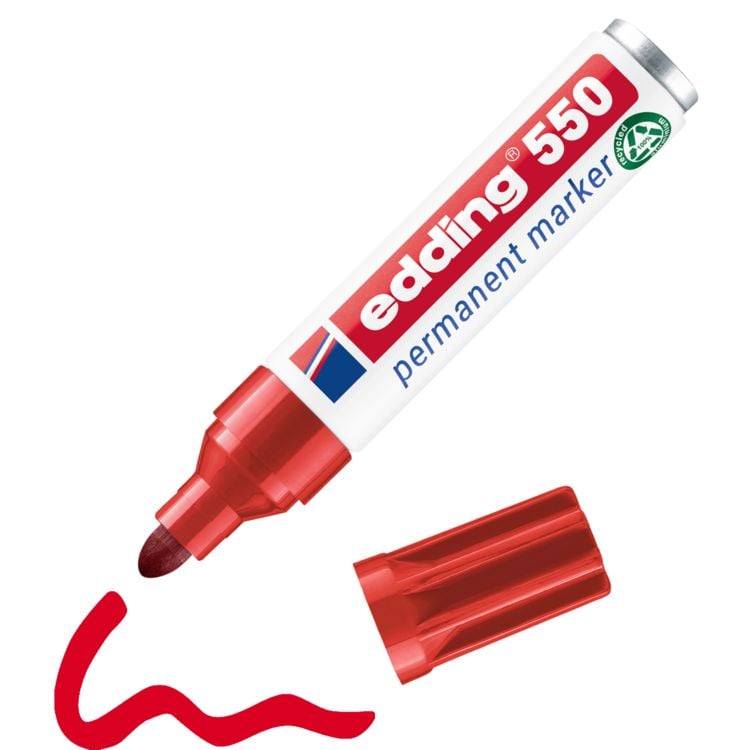 Produktbild: EDDING&reg; Permanent Marker 550, rot