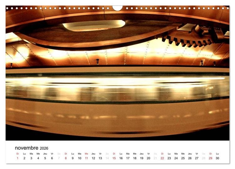 Produktbild: Paris M&eacute;tropolitain (Calendrier mural 2026 DIN A3 vertical), CALVENDO calendrier mensuel
